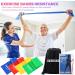 4-Set Fitness Straps & 2m Resistance Bands - Multi-Strength Tapes for Pilates Yoga & Rehabilitation - Ideal for Men & Women - Buy Online on SooperMarket.com