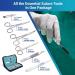 Alcedo Suture Practice Kit for Medical Students - Complete 32-Piece Set with Large Suturing Pad, Tools, and Threads - Ideal for Practice and Demonstration - Buy Online on SooperMarket.com