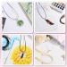 Paxcoo 50Pcs Necklace Cord with Clasp - 24 Inch Waxed Cotton Cord for Jewelry Making Supplies - Buy Online on SooperMarket.com