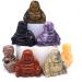 TRUSTTWO 1.5" Buddha Statue Natural Healing Crystal Reiki Chakra Spiritual Hand Carved Stone Maitreya Figurine Crafts Home Lucky Decor The White Turquoise - Buy Online on SooperMarket.com