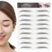 Long Lasting Waterproof Eyebrow Tattoo Sticker for Women - BLACK-05 - Buy Online on SooperMarket.com