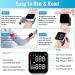 Wrist Blood Pressure Monitor - Digital BP Cuff, Automatic Machine, 90X2 Reading Memory, Large Tri-Backlit Screen, Rechargeable, Pulse Rate Monitoring, for Home Use - Black - Buy Online on SooperMarket.com