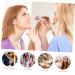 NOLITOY Mushroom Head Makeup Brush | Fluffy Face Powder & Cheek Brush | Triangle Body Brush | Portable Pink Beauty Tool - Buy Online on SooperMarket.com