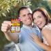 Pregnancy Announcement Lottery Scratch-Off Tickets - 10 Pack | Authentic 4x6 Design for Baby Announcements | Great for Grandparents Future Dad & Friends - Buy Online on SooperMarket.com