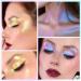 Chameleon Face Highlighter Palette - Multichrome Glitter Shimmer Makeup | Holographic Sparkle & Color Shifting Illuminator for Eyes - Buy Online on SooperMarket.com