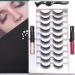 Magnetism False Eyelash Kit | Lightweight Reusable Magnetic Lashes | Perfect for Travel Dating & Parties | International Shipping - Buy Online on SooperMarket.com