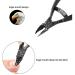 Professional Podiatrist Toenail Clipper for Thick/Ingrown Nails - Surgical Stainless Steel, Rubber Handles, Recommended by Foot Surgeons - Suitable for Men, Seniors, Adults (Black) - Buy Online on SooperMarket.com