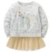 Girls Sweatshirt for Kids Cotton Top Casual Jumper Girl T Shirt Toddler Clothes Long Sleeve Pullover Age 1-12 Years 4-5 Years Unicorn 07