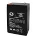 AJC Battery Compatible with Sunnyway SW650 6V 4.5Ah Sealed Lead Acid Battery