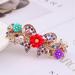Crystal Flower Hair Barrettes Vintage Butterfly Rhinestone French Spring Clasp Claws Pearl Hair Clips Accessories for Women Girls Teens (Multi-colored) - Buy Online on SooperMarket.com