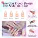 MIZHSE Diamond Glitter Poly Nails Gel Set Siver Gold Poly Nail Gel Nail Extension Gel Kit Blue Red Nail Builder Gel with Poly Nail Forms Nail Enhancement Manicure Kit for Nail Salon Gel Polish Starter Set14- - Buy Online on SooperMarket.com