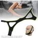 Special Triangular Design Chin Strap for Snoring Prevention - Black Fluorescent Green Edge - Buy Online on SooperMarket.com