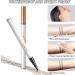 Eyebrow Pencil Kaluofan 2PCS Magic Eyebrow Pencil Eyebrow Pencil with 4 Fork Tip Waterproof Eyebrow Pencil Long-lasting Waterproof Creat Natural and Unique Makeup Look(Light Brown Dark Brown) - Buy Online on SooperMarket.com