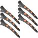 Duckbill Hair Clip Safe DIY Craft Convenient for Use Sectioning Clips No Slip for Salon Hair Styling for Applying Facial for Haircut(Orange) - Buy Online on SooperMarket.com