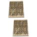 Angoily 2pcs Set 12pcs Brow Pencil Eyebrow Pen Eyeliner Pencil with Brush Iron Tube Double Head - Buy Online on SooperMarket.com