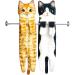 Cat Funny Hand Towels - Cute Decorative Washcloths for Bathroom & Kitchen Decor - Absorbent & Soft - Great Housewarming Gift for Cat Lovers - Orange - Buy Online on SooperMarket.com