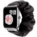 Compatible for Popglory P22 Band, Fabric Elastic Scrunchie Elastic Women Cute Replacement Straps Compatible for Popglory P22 / Donerton Smartwatch / iTouch Air 3 / IOWODO R3Pro Smartwatch Black