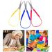 Yellow Loop Scissors for Kids Adult Easy Grip Easy Opening Adapted Scissors for Special Needs Safety Round Tip Open Squeeze Handles Multipurpose Comfort Grip Stainless Steel Office Scissors - Buy Online on SooperMarket.com