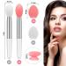 Newtay 20 Pcs Silicone Lip Brush Covers and Brushes for Lipsticks, Lip Gloss, Balm - Pink/White - Buy Online on SooperMarket.com