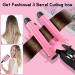 3 Barrel Curling Iron Hair Crimper: Aleath Dual Voltage Three Barrels Hair Waver - 1 inch Curler Wand 1 inch Red - Buy Online on SooperMarket.com