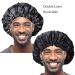 BONNET QUEEN Silk Satin Hair Bonnet for Sleeping - Double Layer Reversible Night Sleep Cap for Curly Hair - Buy Online on SooperMarket.com