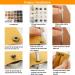Caydo 400 Set Snap Fasteners Kit for Leather Rivets, Eyelets, Grommets, Snap Buttons - Ideal for Leather Jackets, Jeans - Includes Fixing Tools - Buy Online on SooperMarket.com