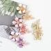 inSowni 4 Pack Luxury Glitter Butterfly Metal French Barrettes for Women Girls - Sparkly Jeweled Gems Crystals Rhinestones Hair Clips (4PCS S3) - Buy Online on SooperMarket.com