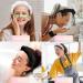 Spa Headband for Women - Soft Terry Cloth Makeup Headband Set for Face Washing and Skincare - Includes Face Wash Wristbands - Ideal Gift - Black+Grey - Buy Online on SooperMarket.com