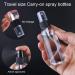 Squeezable Travel Bottles Set | TSA Approved Containers with Clear Quartz Bag | Refillable Toiletry Bottles for Liquids - Buy Online on SooperMarket.com