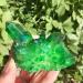 Home Decoration 100-120g Natural Crystal Green Angel Aura Quartz Cluster specimens Cured Titanium Coating Quartz Cluster Stones kaixun (Size : 70g) - Buy Online on SooperMarket.com