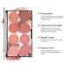 CCbeauty 8 Color Matte Blush Palette for Long Lasting Natural Glow | Professional Face Blushes and Highlight Palette - Ideal Valentine's Day Gift for Her - Buy Online on SooperMarket.com