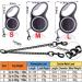 Fiyade Retractable Double Dog Leash for Large, Medium & Small Dogs - Extendable 5m Lead with Metal 70cm Double Ended Chain - L-5m+70cm - Buy Online on SooperMarket.com