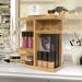 Sorbus 360 Bamboo Cosmetic Organizer - Multi-Function Storage Carousel for Makeup, Toiletries, and More - Ideal for Vanity, Desk, Bathroom, Bedroom, Closet, Kitchen - Eco-Friendly Bamboo - Buy Online on SooperMarket.com