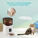 Video Automatic Pet Feeder with HD Camera  Food Dispenser for Cats and Dogs WiFi Smart Feeder with Camera 6L 2-Way Audio  Mobile Phone Control  Timed Feeder  Desiccant Bag Up to 8 Meals per Day White - Buy Online on SooperMarket.com