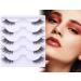 Natural Look Wispy 3/4 False Eyelashes - Handmade Soft Reusable Lashes Pack - Buy Online on SooperMarket.com