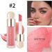 Liquid Highlighter Liquid Blush with Face Brush Long Lasting Smooth Lightweight Smudge Proof Blush+ Highlighter 2#+4# 1 count (Pack of 2) - Buy Online on SooperMarket.com