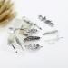 10 Pack Silver Vintage Retro Geometric Hair Clips for Women - Minimalist Metal Hairpin Set for Party Hair Accessories - Buy Online on SooperMarket.com