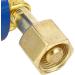 Oxygen Bottle Pressure Regulator Oxygen Regulator Shock Resistant Easy To Use Safe with Handwheel for Hospital - Buy Online on SooperMarket.com