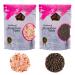 Cerez Pazari Whole Black Peppercorns 250g Himalayan Pink Salt (Coarse Grain) 650g Premium Quality Freshly Packed For Grinder Refill Resealable Bulk Bag Non-GMO and Gluten Free