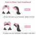 Ondder 8 Pack Spa Headbands for Women - Facial Bowknot Headbands for Skincare, Makeup, and Shower - Fluffy Hair Bands for Girls - Buy Online on SooperMarket.com