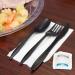 50 Plastic Cutlery Packets - Disposable Utensil Sets with Napkin, Salt & Pepper | Black Plastic Silverware Kits Individually Wrapped - Bulk Pack - Buy Online on SooperMarket.com