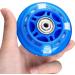 TOBWOLF LED Light Up Inline Skate Wheels with ABEC-7 Bearings - 70mm 82A - Teens Replacement Roller Skate Wheels - Buy Online on SooperMarket.com
