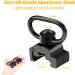 LONSEL 360 Rotation Picatinny Sling Swivel Mount + 2 Point Traditional Sling Rail Mount - Black - Buy Online on SooperMarket.com