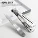 FERYES Stainless Steel Nail Clippers for Thick Nails - Wide Jaw Toenail Cutter with Metal File for Seniors, Men & Women - Gray - Buy Online on SooperMarket.com