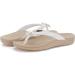 WHITIN Women's Flip Flops Thong Sandals | Orthotic Arch Support | Soft Toe Post | Deep Heel Cup 9 Bowknot White