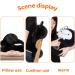 Mewaii 14'' Soft Skeleton Axolotl Mushroom Plush Pillow Toy - Black Bone Axolotl 14 Inch - Buy Online on SooperMarket.com