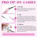 DIY Eyelash Clusters Extensions Kit - Individual False Lashes with Bond & Seal Comfortable & Soft At Home Applicator - 280pc D030 & D040 - Buy Online on SooperMarket.com