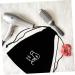 FOYTOKI 4 Pcs Hair Dryer Storage Bag Accessories Blower Tool Drawstring Bag Roller Cosmetic Flannel Black - Buy Online on SooperMarket.com