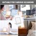 Sunlight Lamp 10000 Lux - 10000 Lux Bright Sunlight Lamps | Foldable Stand Touch Control Home Daylight Lamp with Temperature & Brightness Settings and Timer for Home White - Buy Online on SooperMarket.com