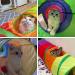 PAOPO 2-Way Collapsible Cat Tunnel Toy with Peek Hole and Ball - Interactive Cat Tube for Indoor Cats, Kittens, and Puppies - Perfect for Play and Chase - Buy Online on SooperMarket.com